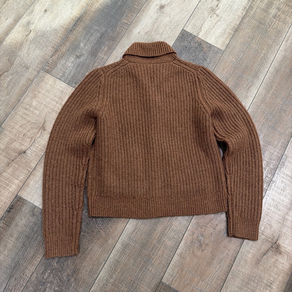 Nili Lotan Tessen ribbed knit wool cashmere blend cardigan - Picture 6 of 6